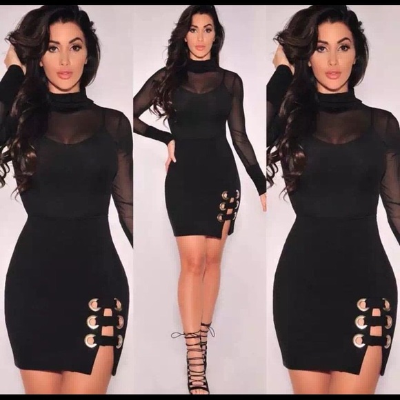 💥LAST ONE💥 Sexy Long Sleeve Mesh Sheer Top - Picture 2 of 3