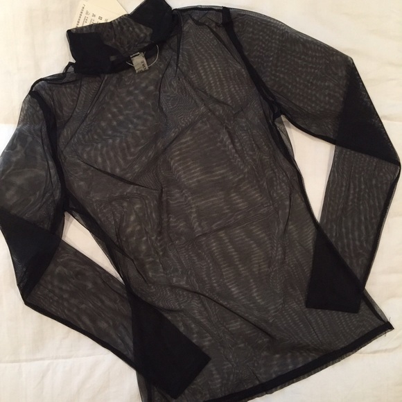 💥LAST ONE💥 Sexy Long Sleeve Mesh Sheer Top - Picture 3 of 3