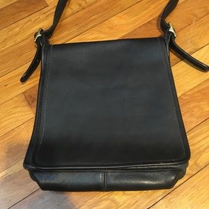 Black Coach Messenger Bag