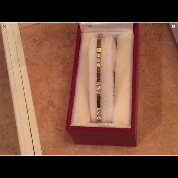 SOLD 14k 7" Diamond Bracelet SOLD