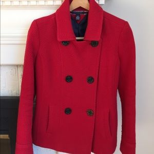 ‼️EVERYTHING MUST GO‼️ Tommy Hilfiger Red Peacoat