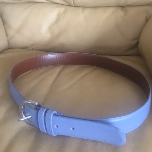 AUTHENTIC Coach light blue belt