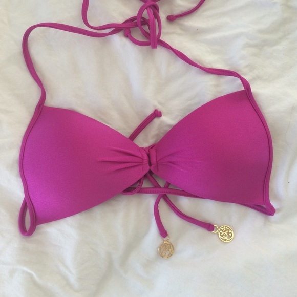 Beautiful Luli Fama Push-up Halter Bikini Top