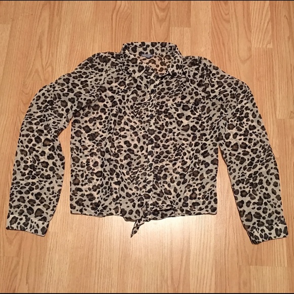 Leopard Blouse - Picture 1 of 3