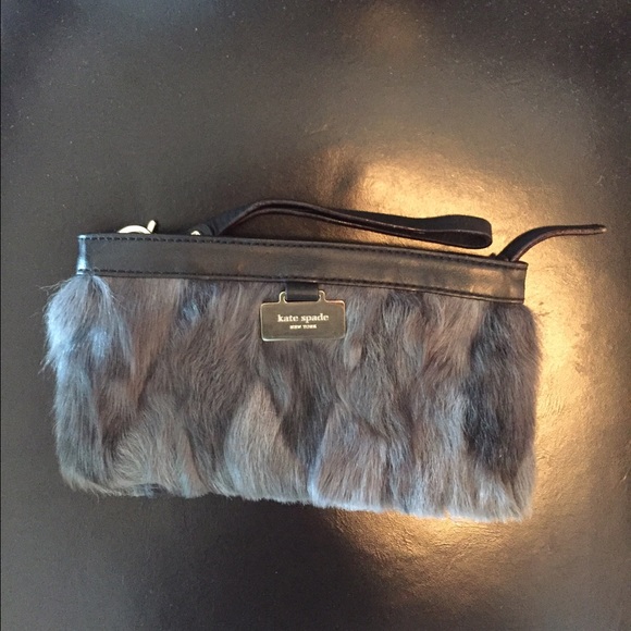 Fur Kate Spade clutch