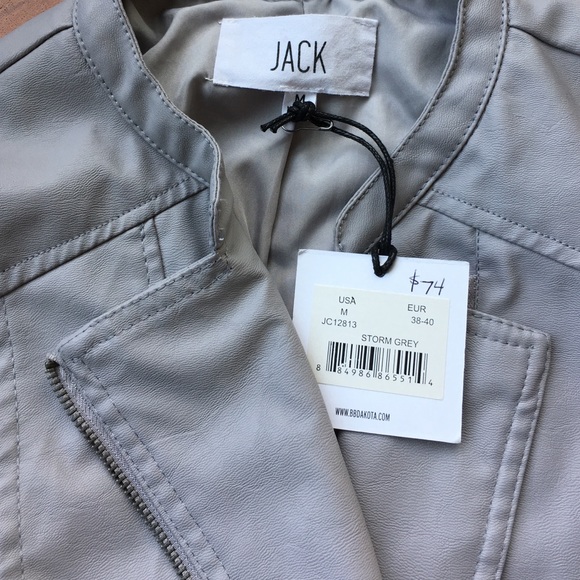 Jack by BB Dakota Jackets & Blazers - NWT Last One! Jack by bb dakota gray moto jacket
