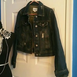Denim Jacket Distressed