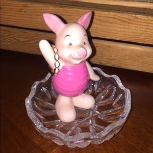 Antique Ring Dish Jewelry Holder Piglet