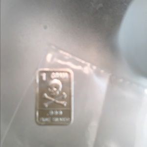 1 gram pure silver