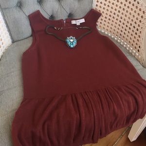 LOFT peplum top