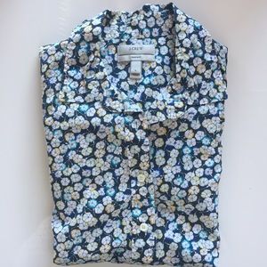 J. Crew Liberty of London floral shirt, size 0