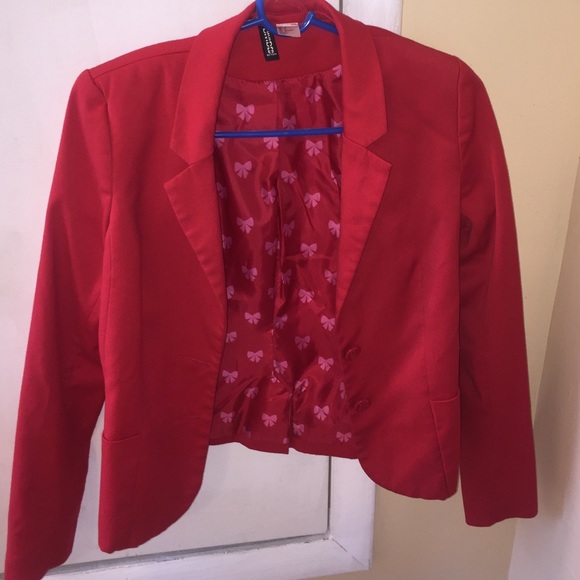 Red blazer