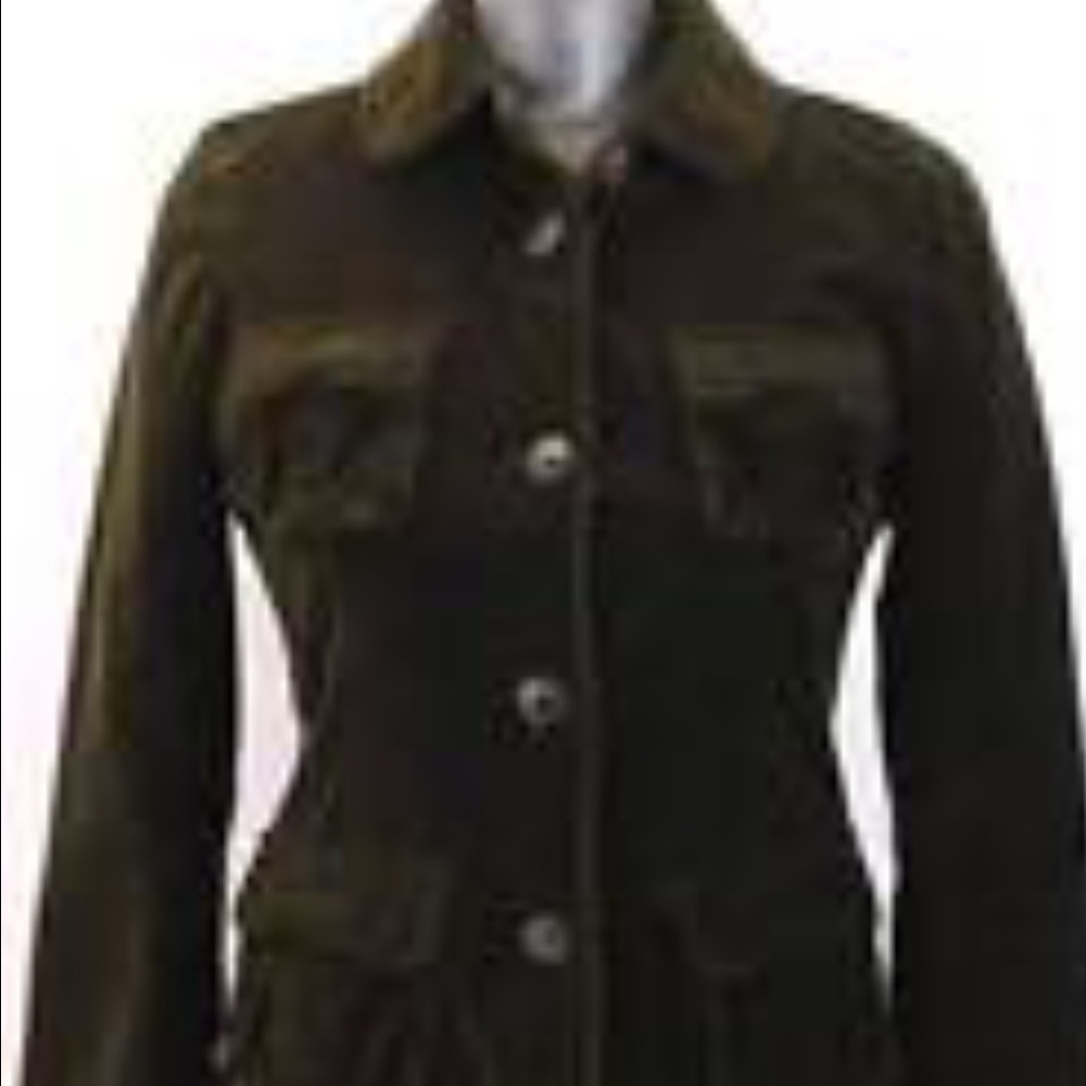 Quilted velvet jacket