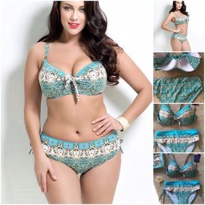 NWT bikini swimwear women plus size 48