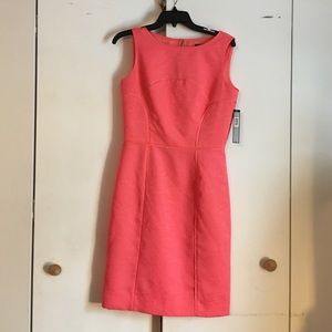 NEW WITH TAGS Tahari coral dress