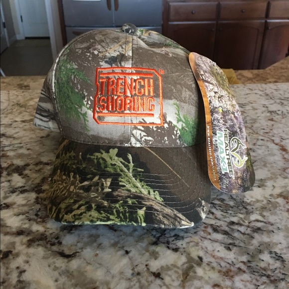 Camo Trench Shoring NASCAR hat