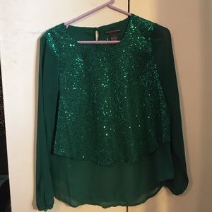 LIKE NEW sequin top