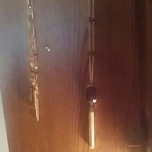 36" leopard tassel NEW gold