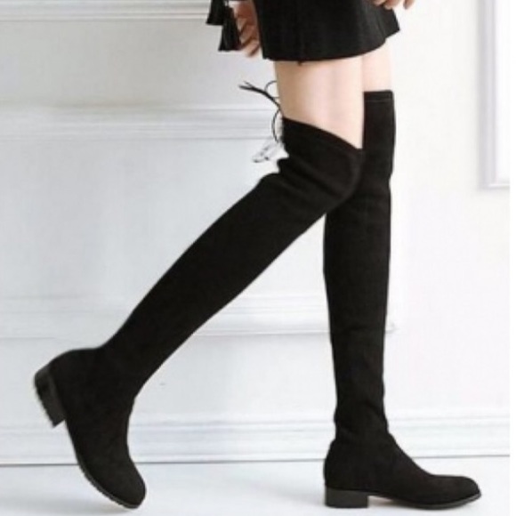 Jessica Buurman Arabel over the knee suede boots!