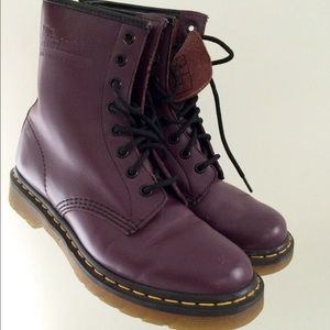 Doc martens purple 1460 boot size 8 (in women's)