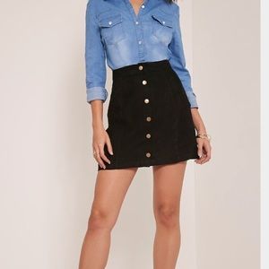 H&M Front button skirt
