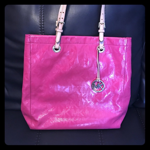 Pink Michael Kors tote
