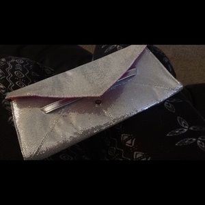 Victoria's Secret silver clutch