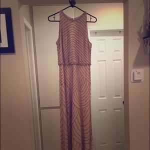 Adrianna Papell Beaded Blouson Dress