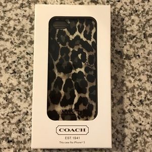 Brand new IPhone 5 Coach Case