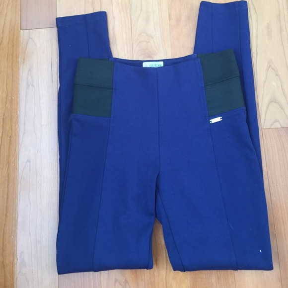 Guess, blue leggings