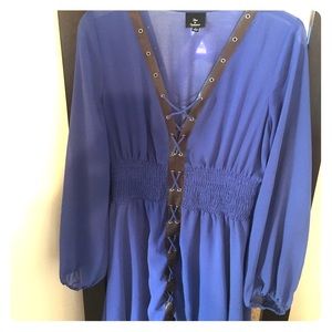 Long sleeve short party dress