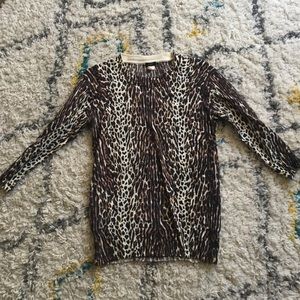 J. Crew S leopard print sweater. 🎉🎉