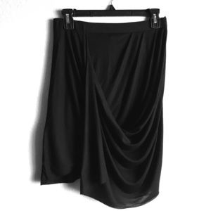 All Saints Asymmetrical Addie Skirt Black