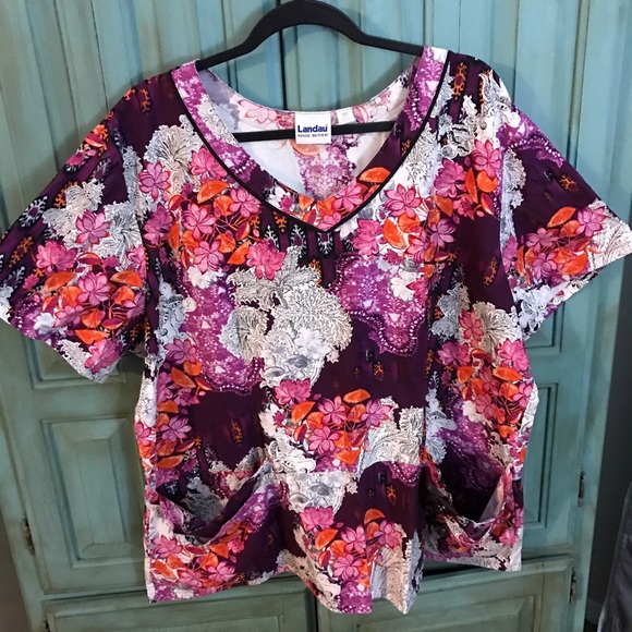 Women's scrub top.