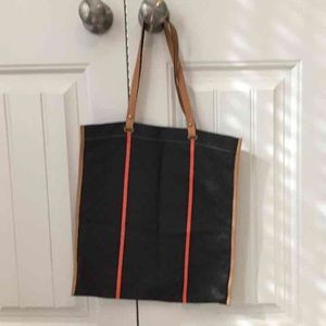 Cole Haan canvas market tote