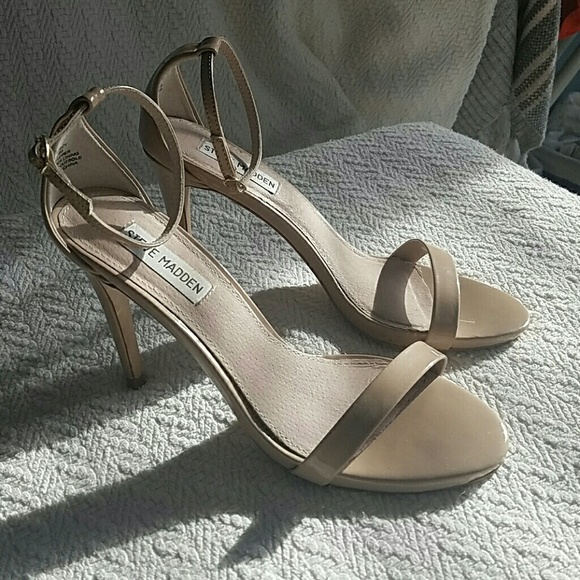 Gently worn tan heels