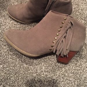 Suede booties