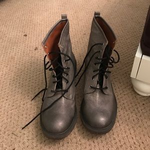 Lucky brand combat boots