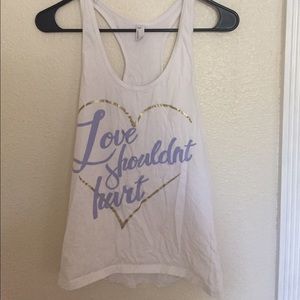 White tank top