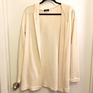 Cozy UO cream hooded sweater