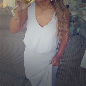 Asos backless Maxi Dress jewel decor