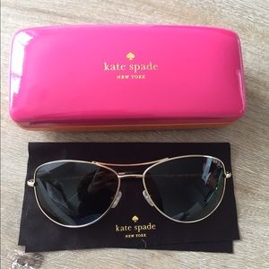 Kate Spade aviator sunglasses (polarized)
