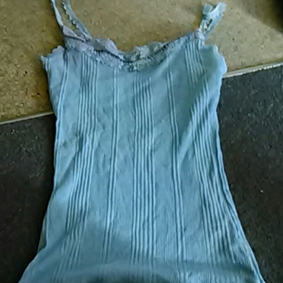 Baby blue tank top
