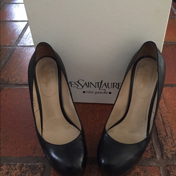 Sale!! YSL stunning Tribtoo pump blk 8 authentic - Picture 3 of 8
