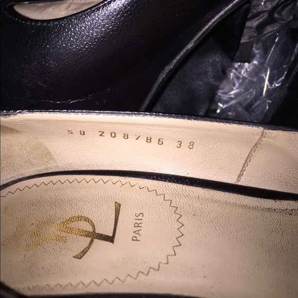 Sale!! YSL stunning Tribtoo pump blk 8 authentic - Picture 7 of 8