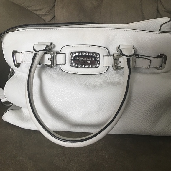Michael Kors Hamilton Jewel in Optic White