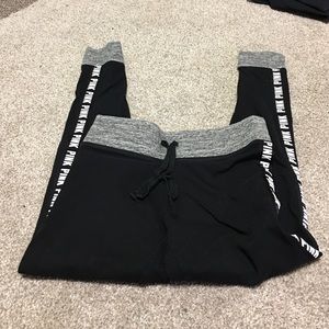 PINK striped leggings