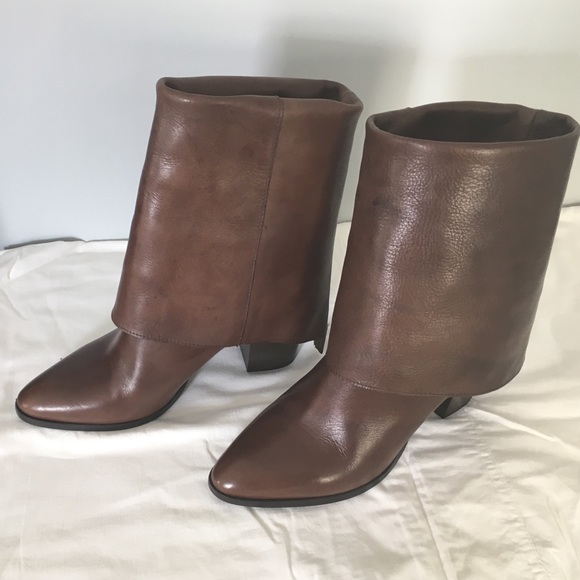 Massimo Matteo Italian Heel Boots Fold Over!