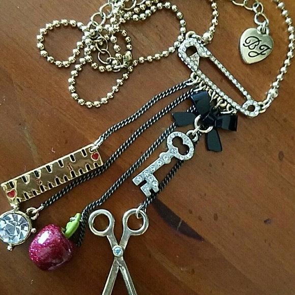 Betsey Johnson school teacher necklace **SOLD** - Picture 2 of 2