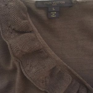 Louis Vuitton Silk Ruffle Blouse